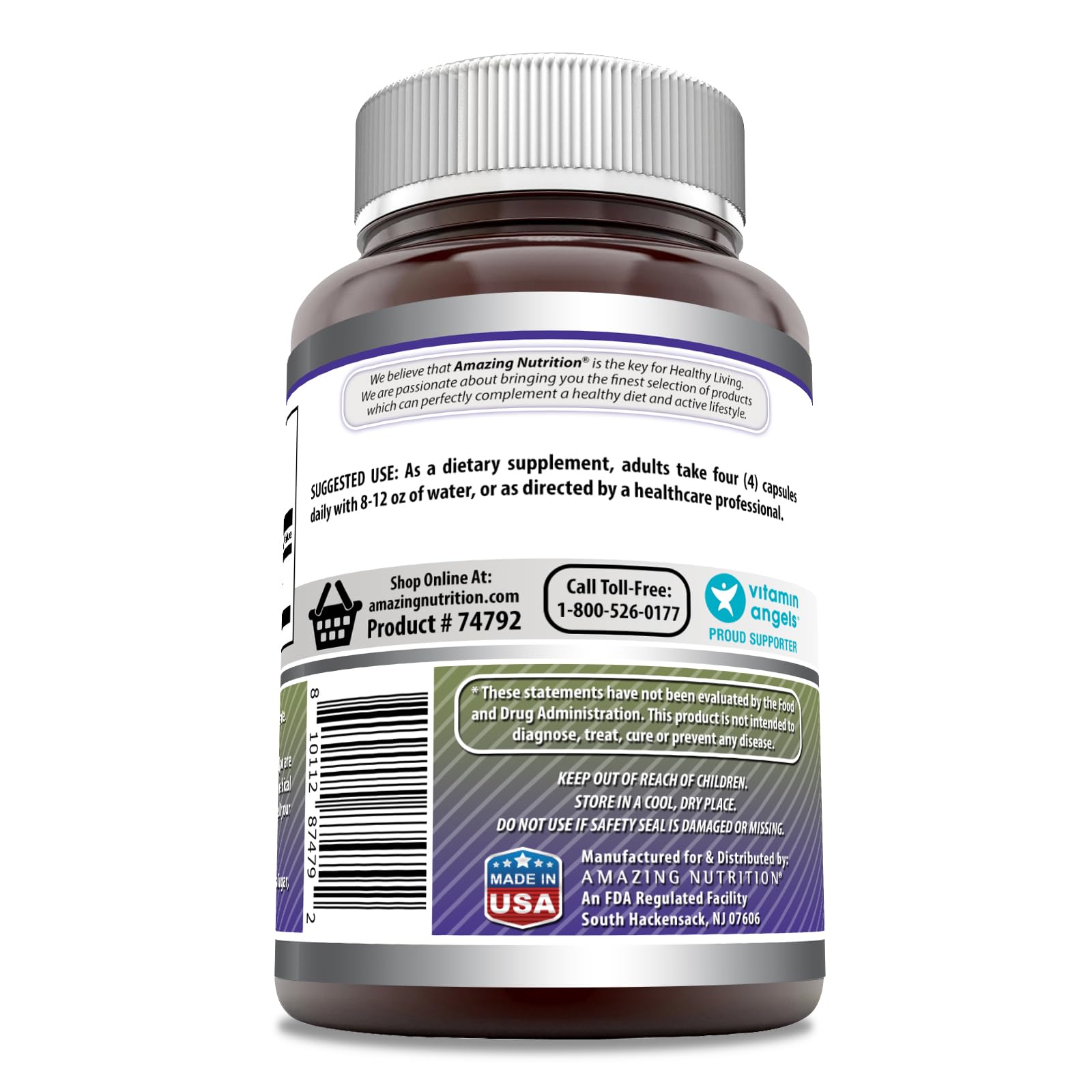 Non-GMO and gluten-free creatine monohydrate capsules
