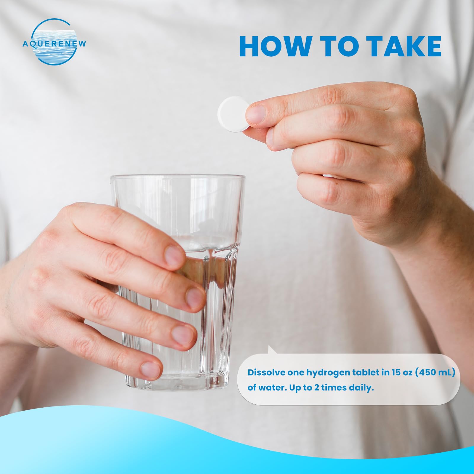 Non-GMO and gluten-free hydrogen tablets packaging