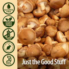 Icons showing Non-GMO, Gluten Free, and Kosher certification