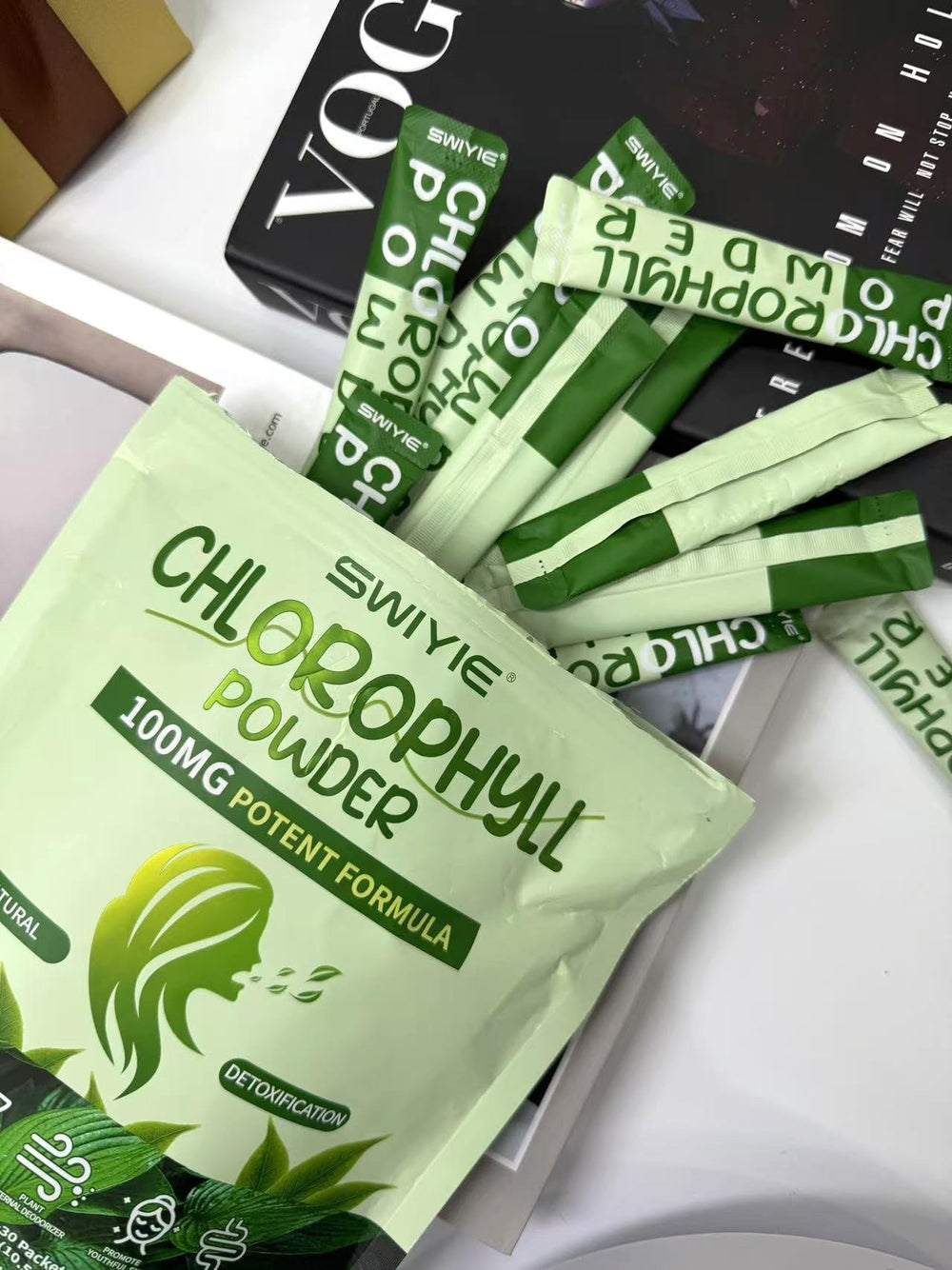 Non-GMO and gluten-free label on product