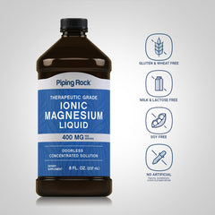 Non-GMO gluten-free magnesium supplement bottle