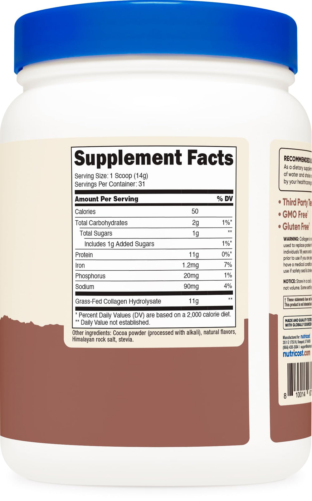 Non-GMO, Gluten-Free, Paleo and Keto friendly attributes