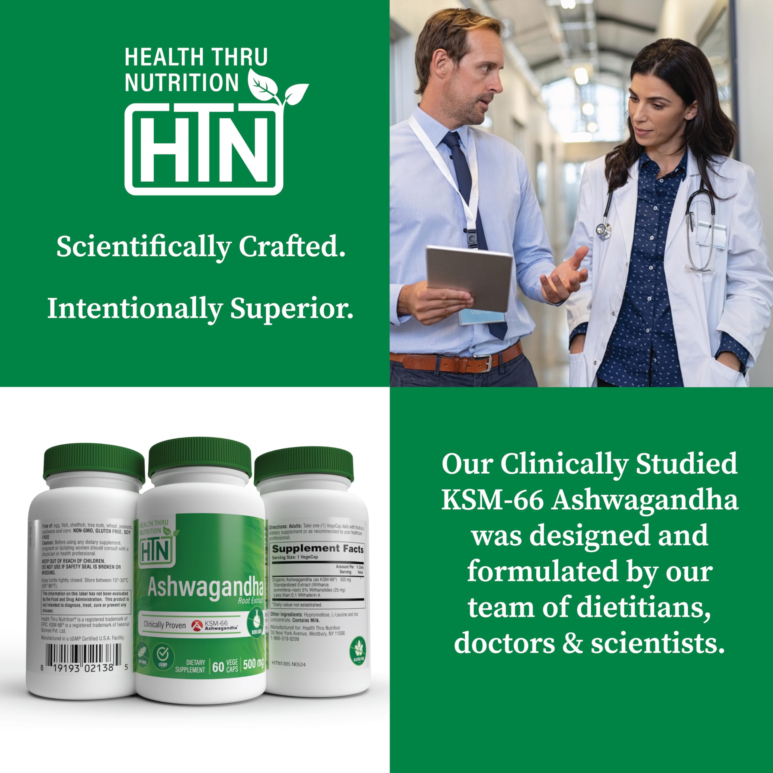 Non-GMO gluten-free soy-free Ashwagandha product