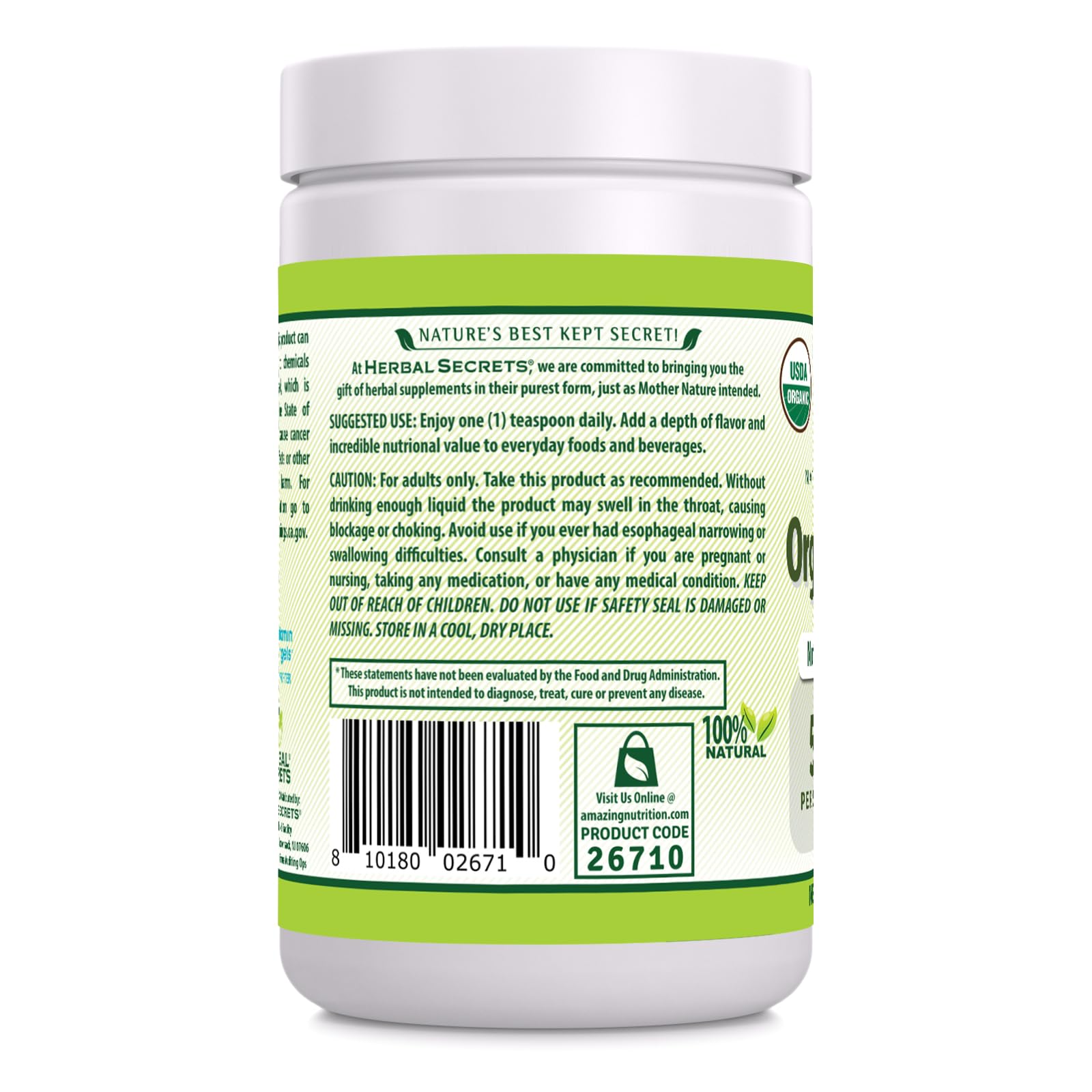 Non-GMO gluten-free spirulina powder made in the USA