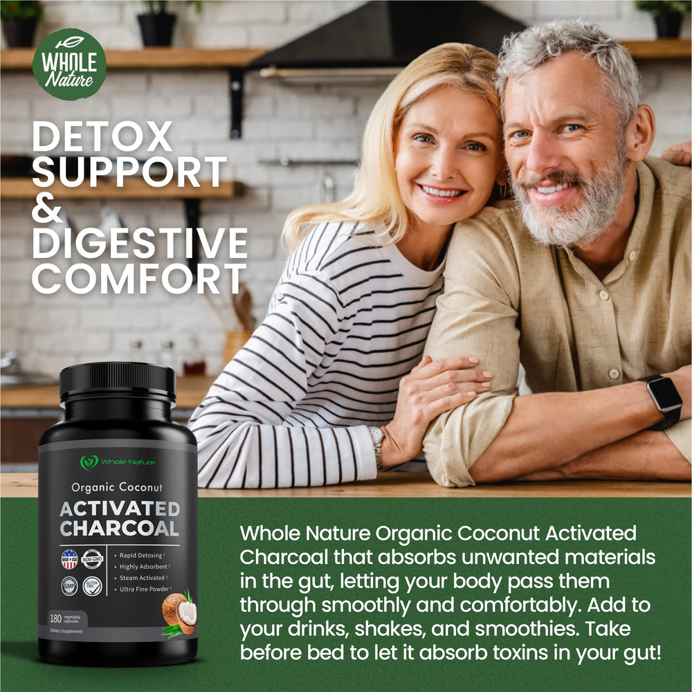 gluten-free vegan activated charcoal product