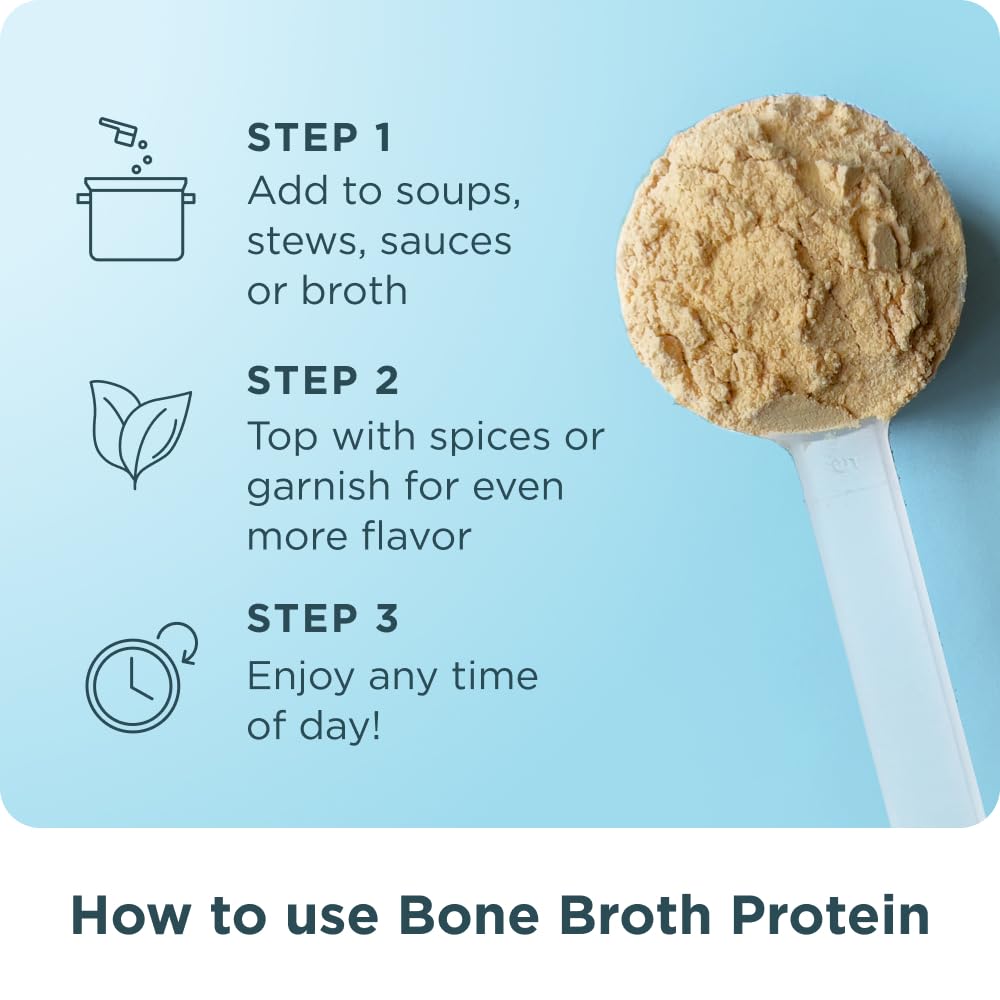 Non-GMO, hormone-free ingredients for bone broth protein