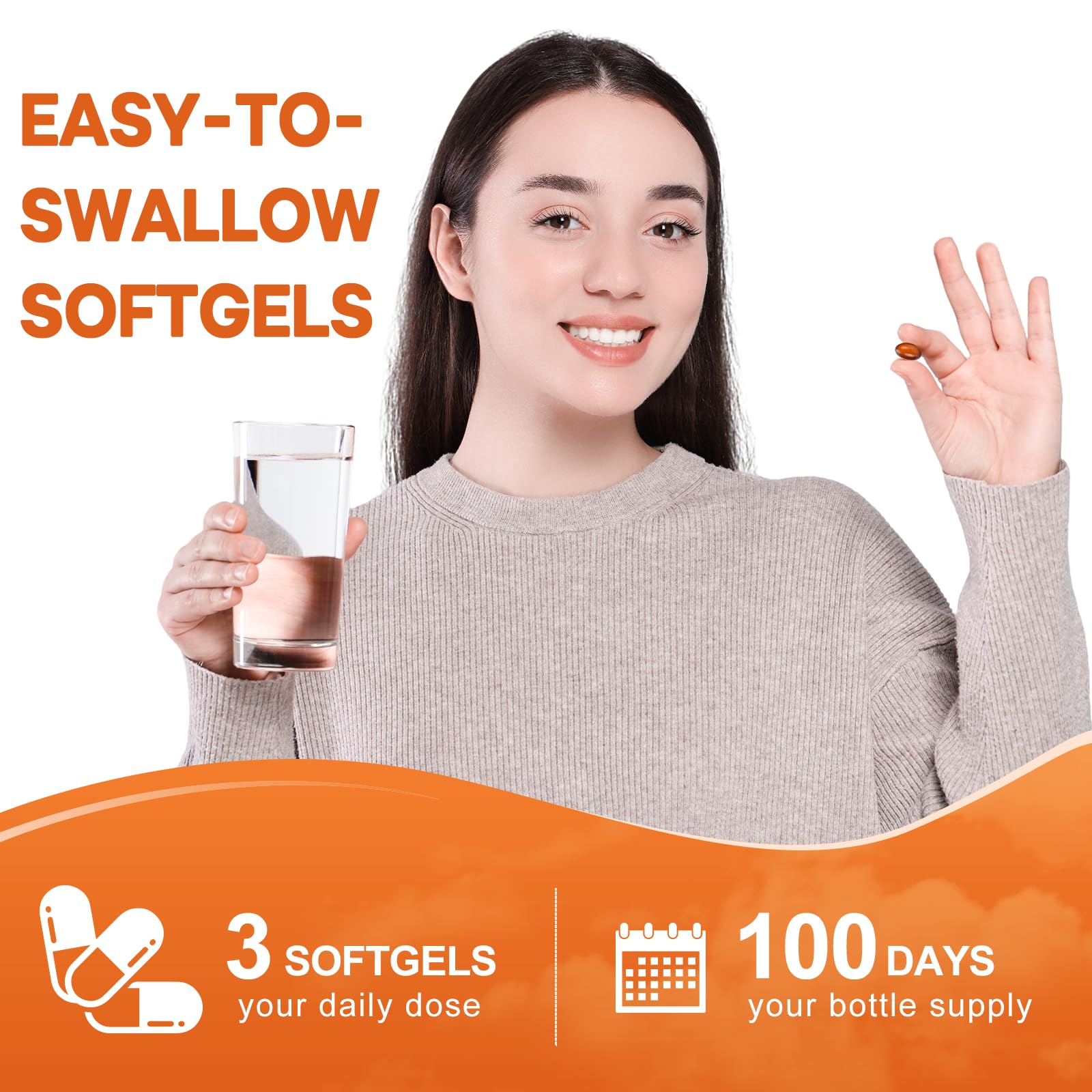 Non-GMO, soy-free, dairy-free, gluten-free lab-tested seal