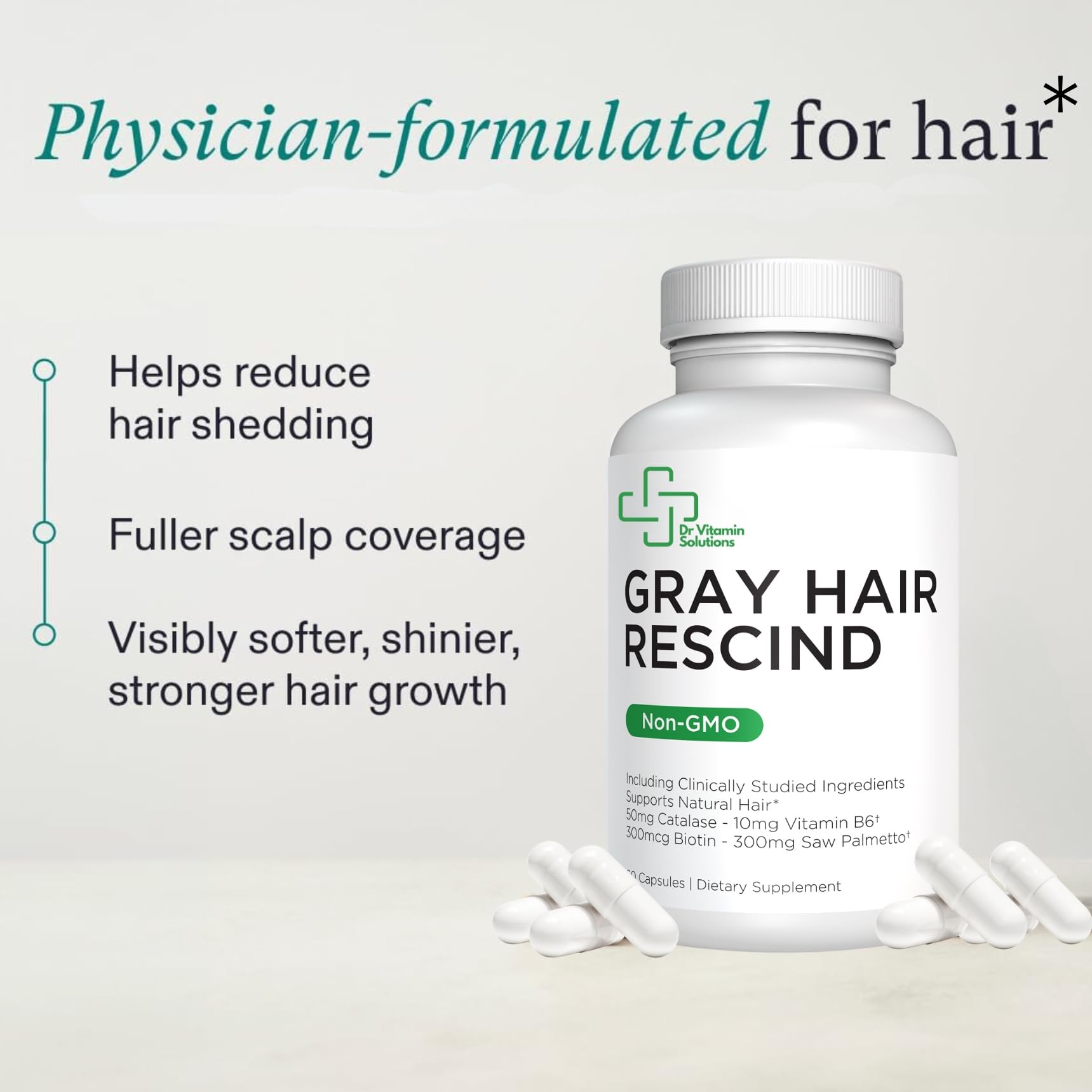 Non-GMO pharmaceutical-grade supplement