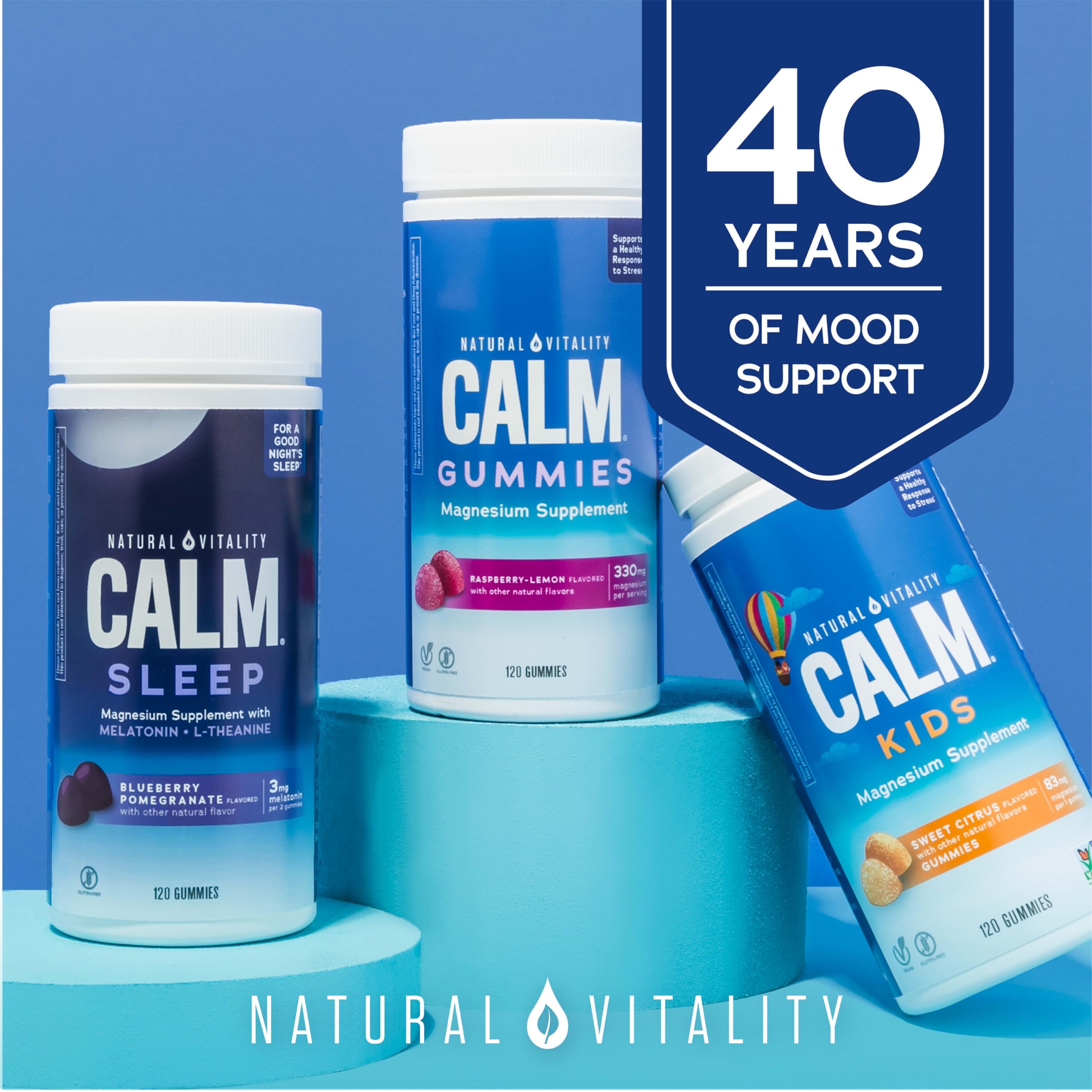 Non-GMO Project Verified badge on CALM Kids Gummies