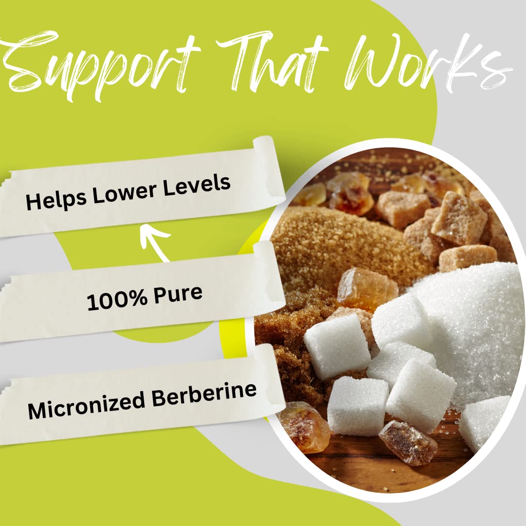 Non-GMO, soy-free, gluten-free berberine capsules label