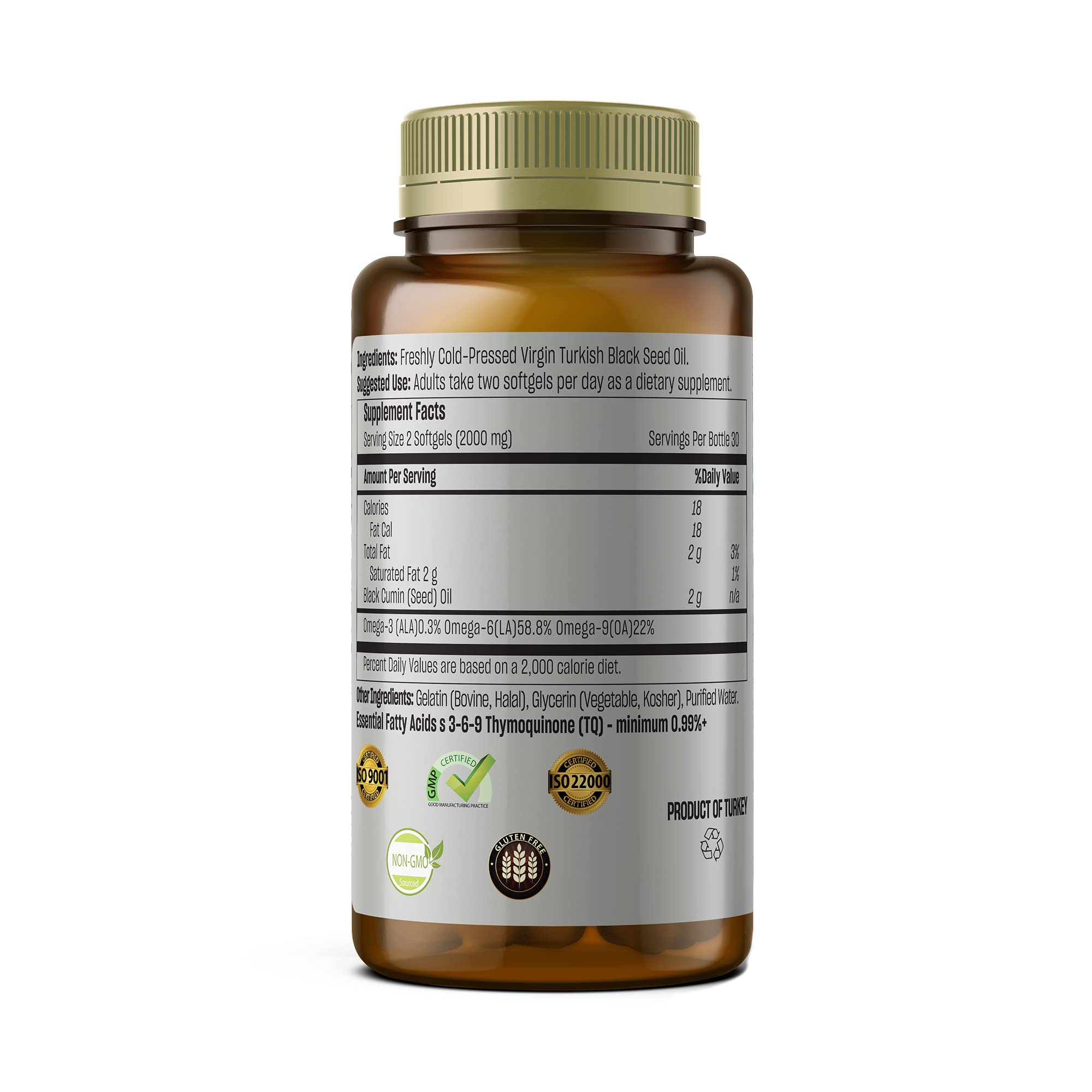 Non-GMO Turkish black seed image