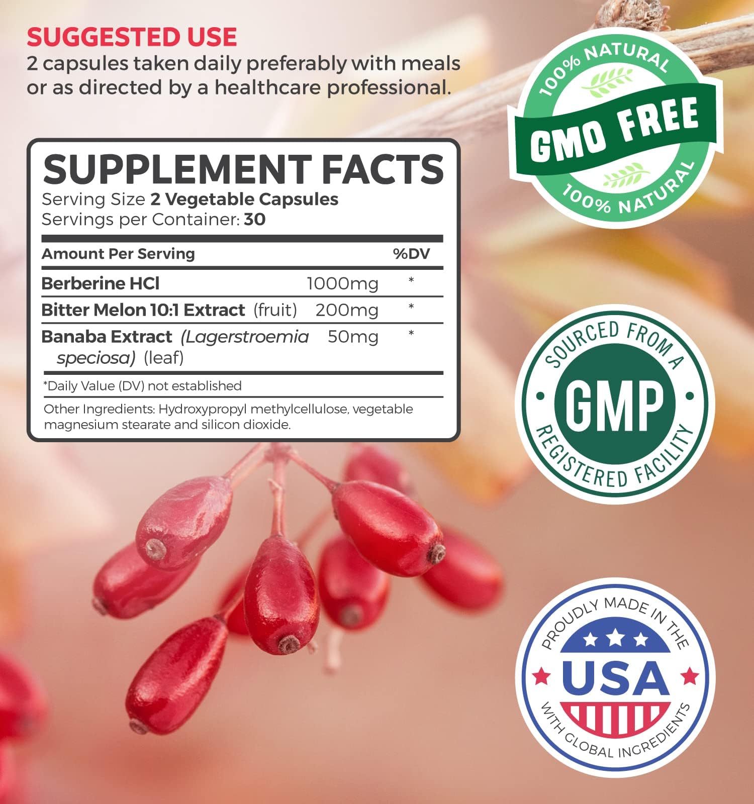 Non-GMO vegetarian capsules