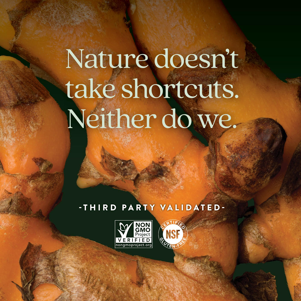 Non-GMO verified symbol for Turmeric Force