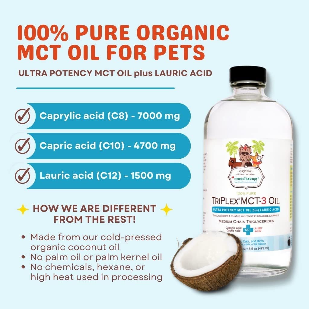 Non-GMO label on CocoTherapy Triplex MCT-3 Oil