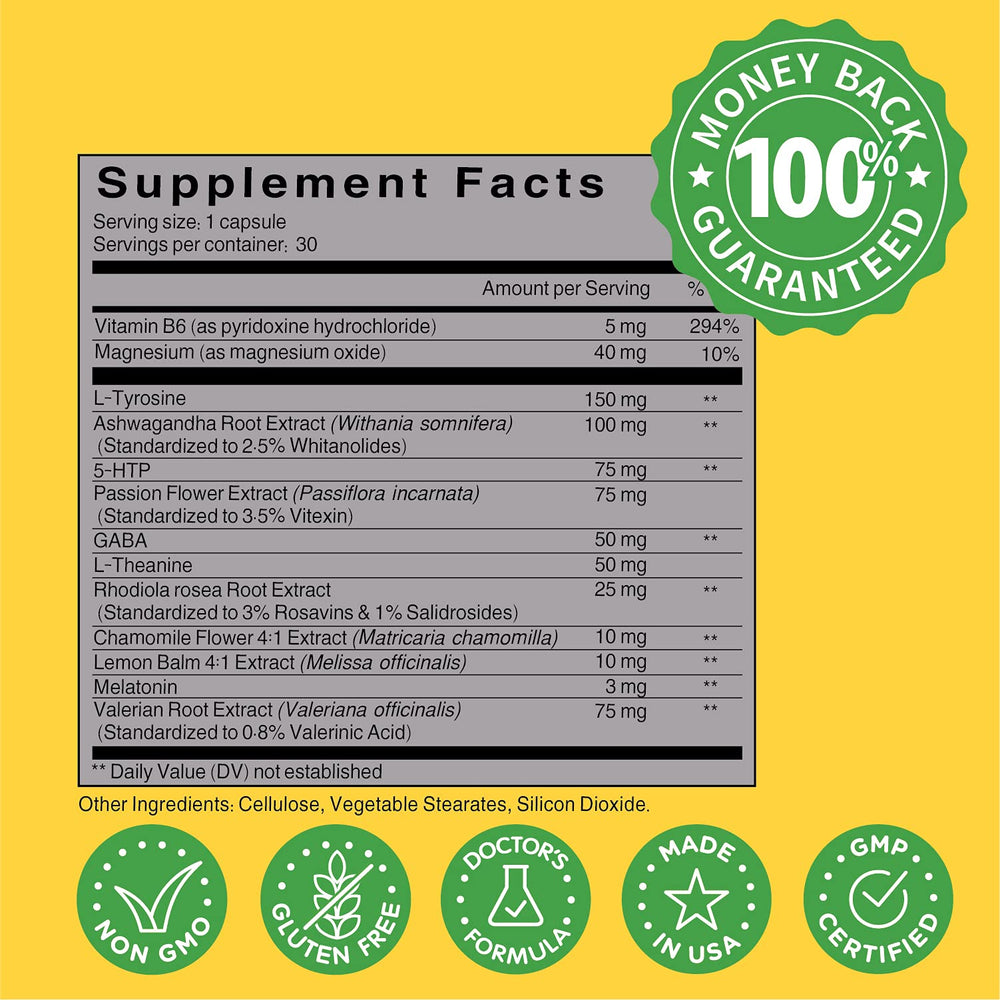 Ingredients blend for NooMost Mood Support