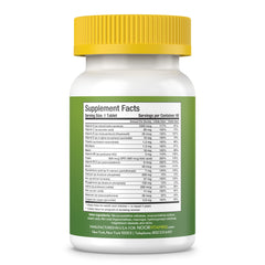 Side angle view of the Noor Vitamins bottle