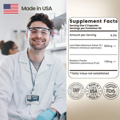 Fruit body Lion's Mane extract source image