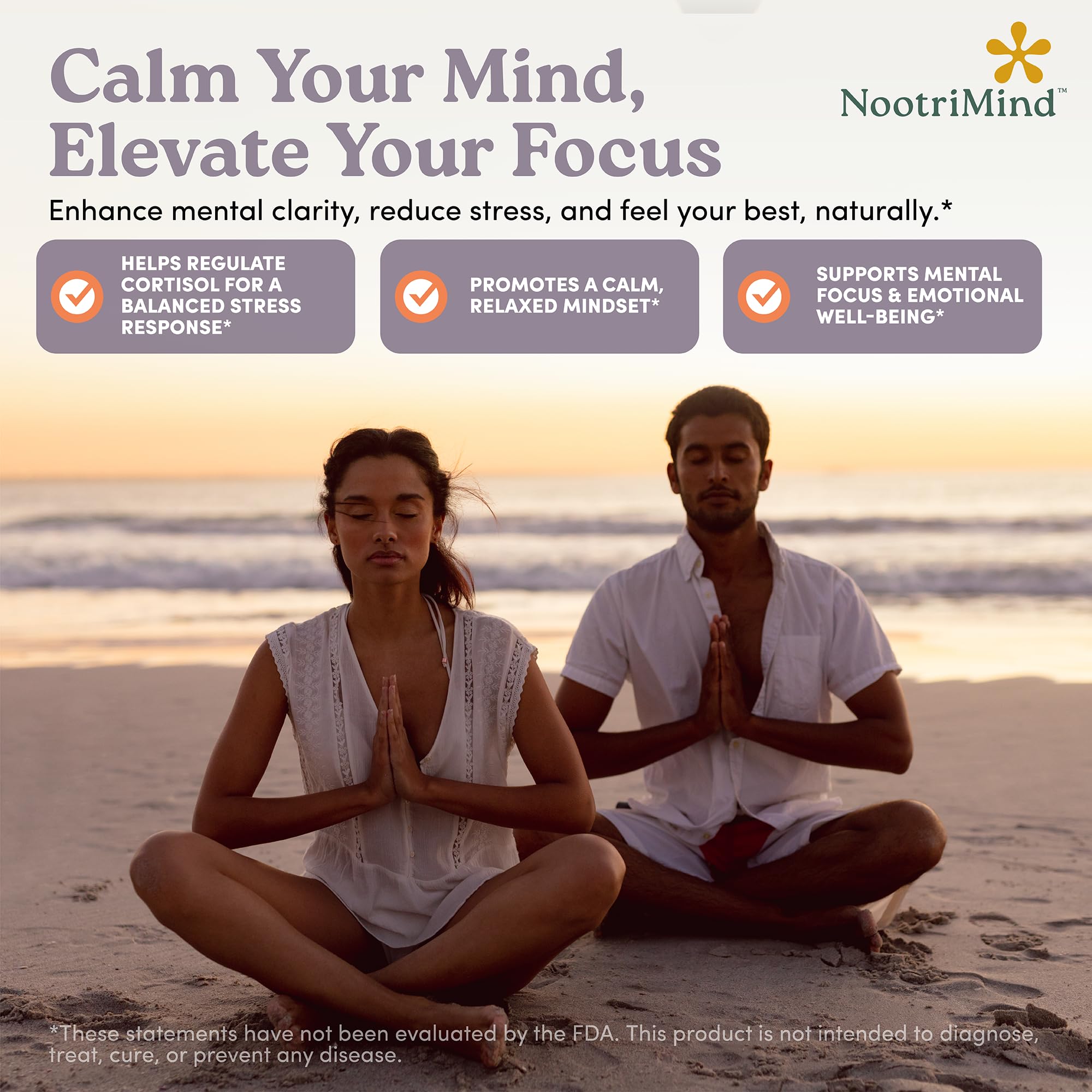 Product packaging box with nootrimind branding