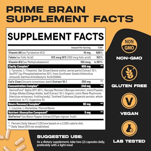 Nootrix Prime Brain bottle packaging close-up
