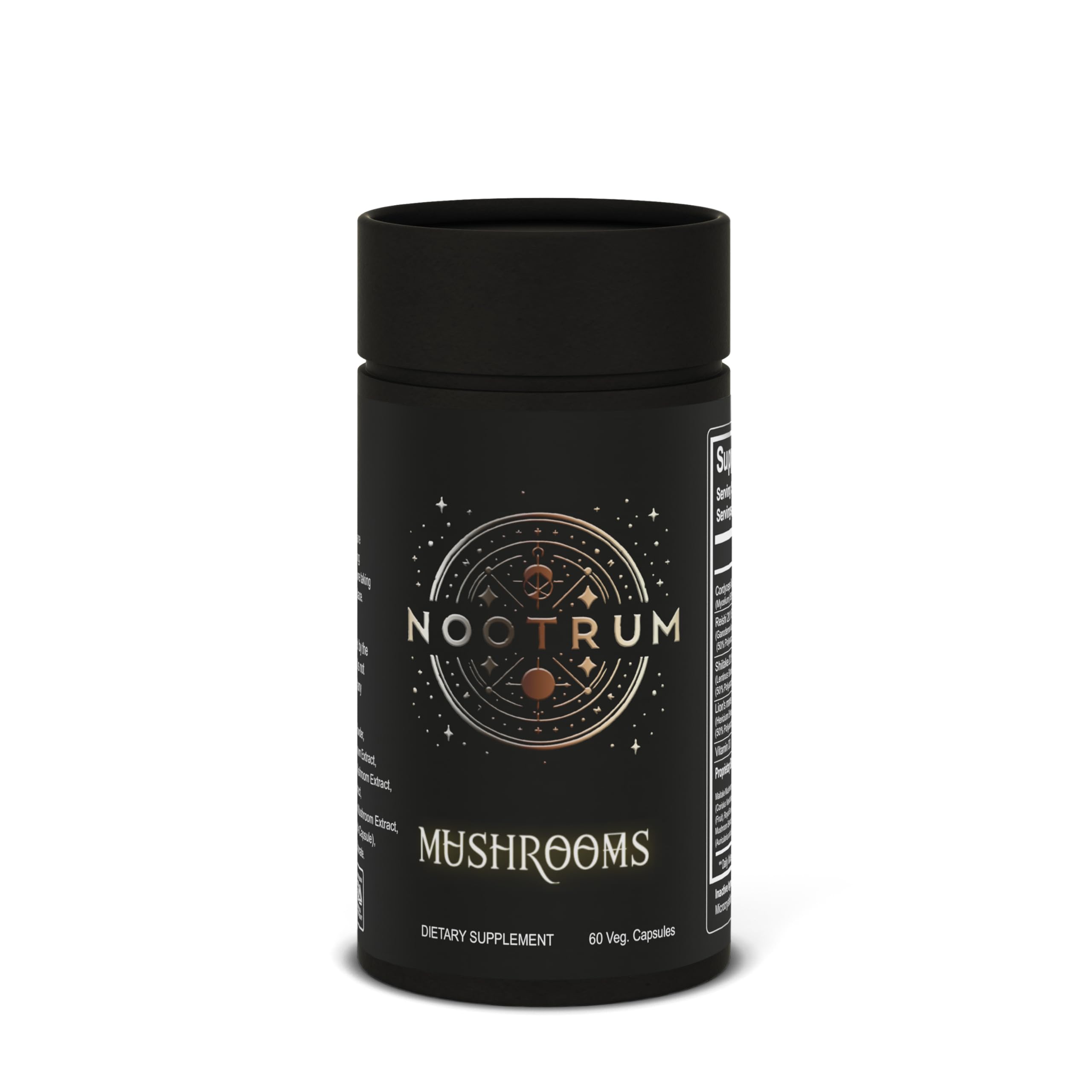 Nootrum Mushrooms capsules bottle