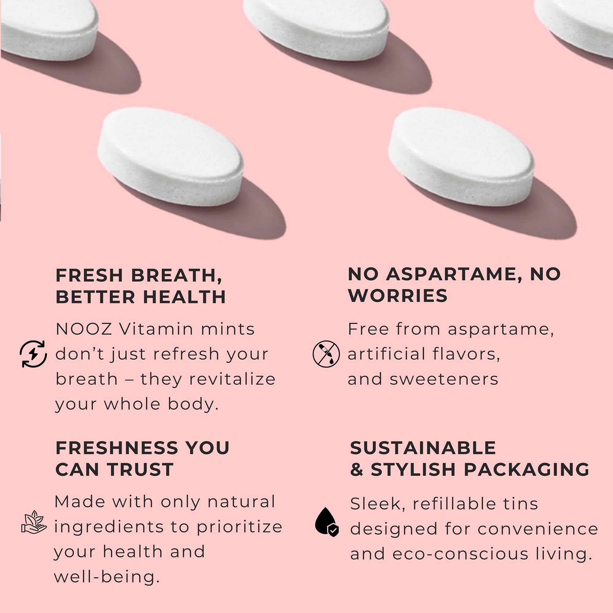 NOOZ Vitamin Mints nutrition facts