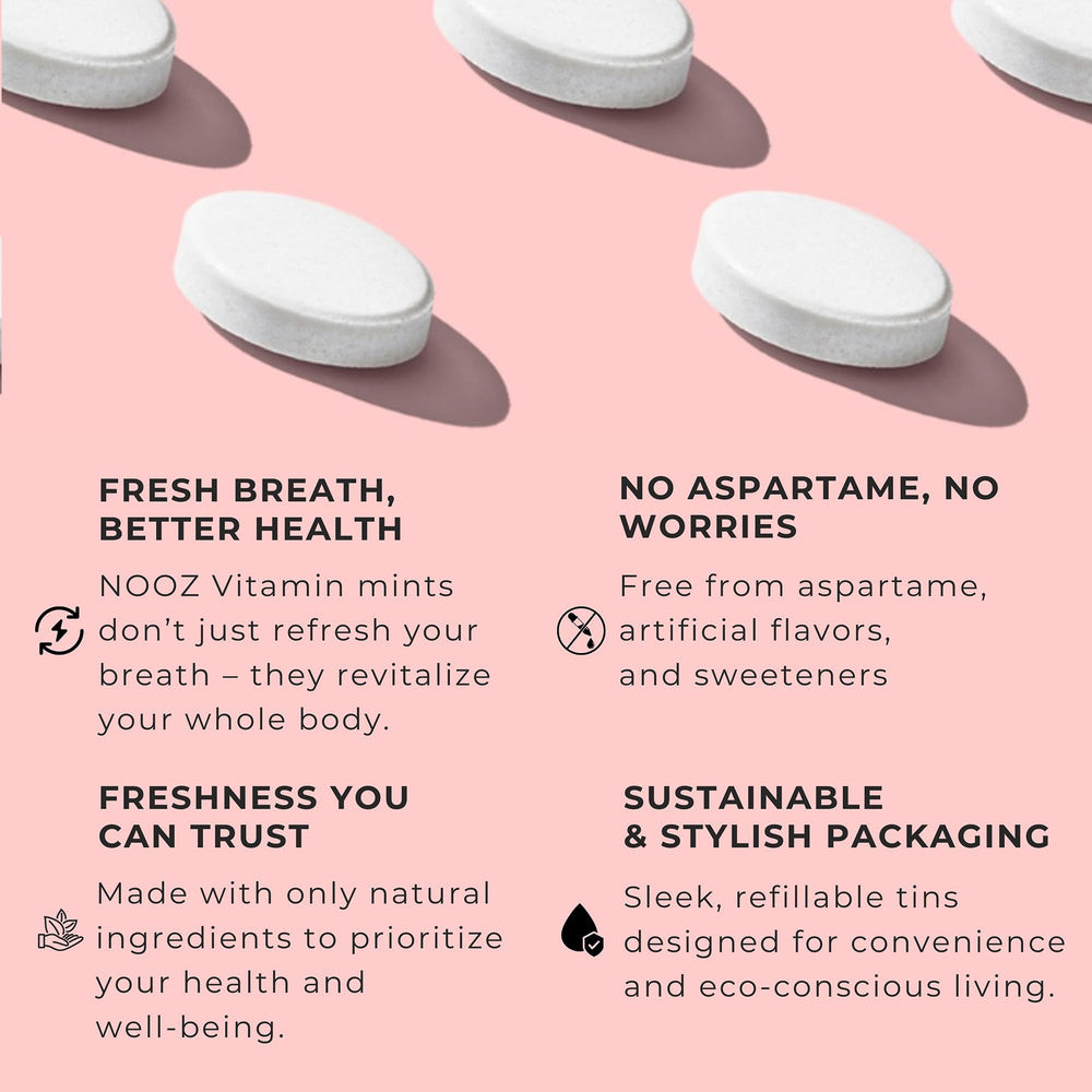 NOOZ Vitamin Mints nutrition facts