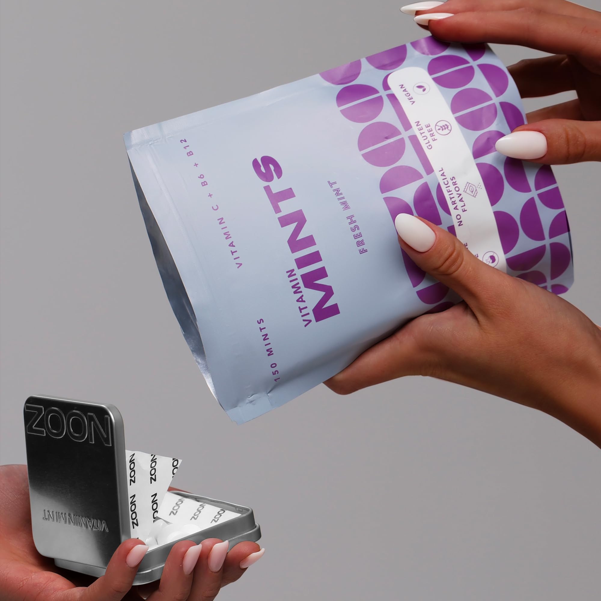 NOOZ Vitamin Mints packaging