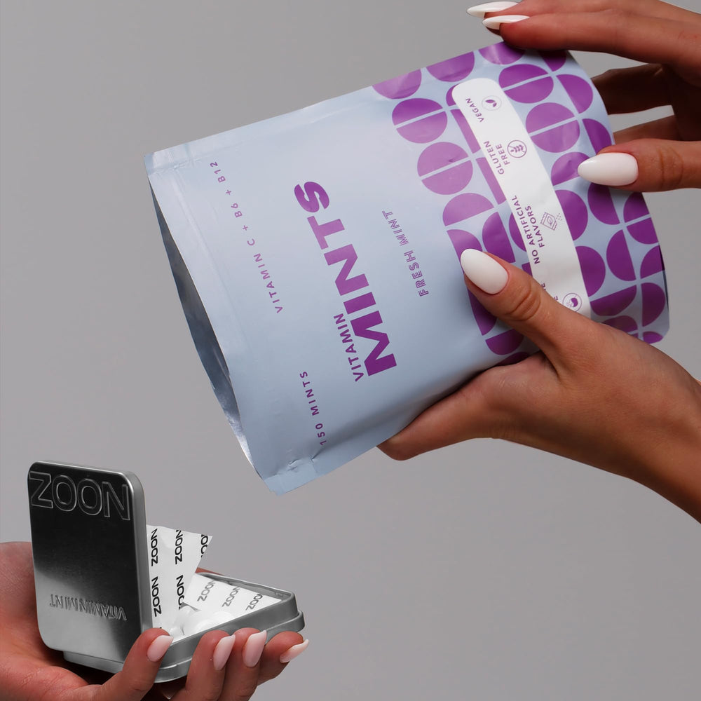NOOZ Vitamin Mints packaging