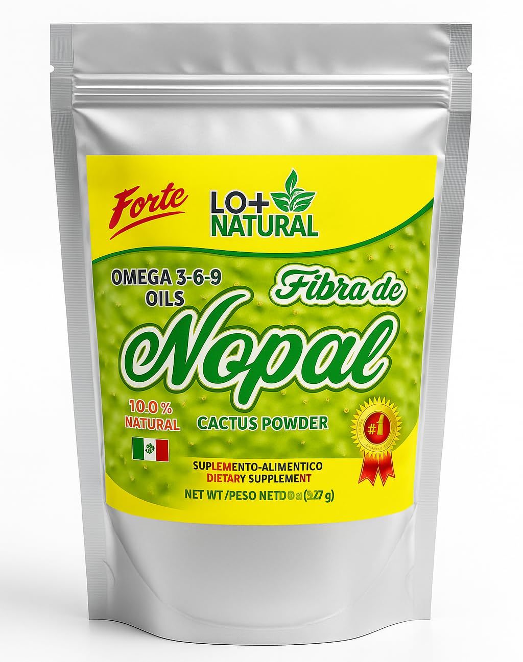 8 oz jar of Nopal Fiber powder