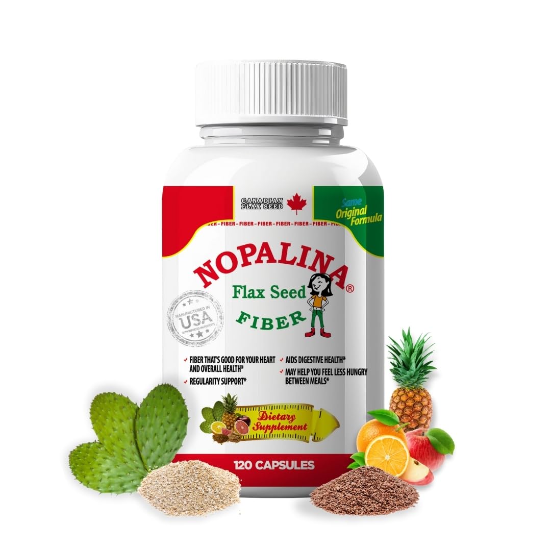 Nopalina Fiber Formula bottle - 120 capsules