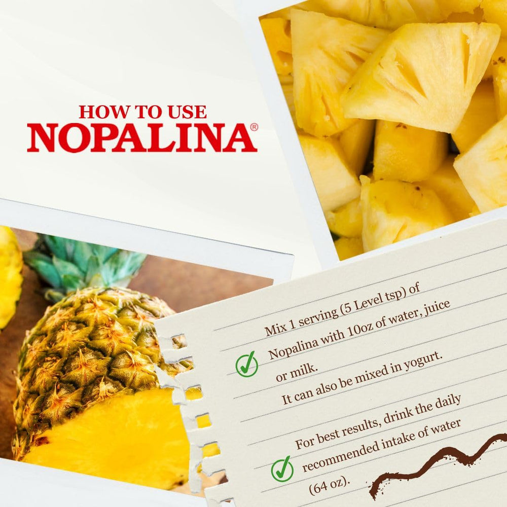 Nopalina pineapple omega 3-6-9 graphic highlights healthy fats support
