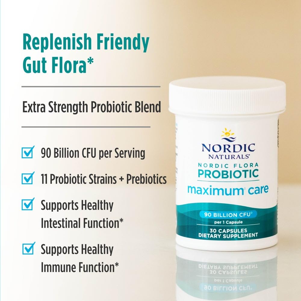 Vegan probiotic supplement serving size with 30 capsules