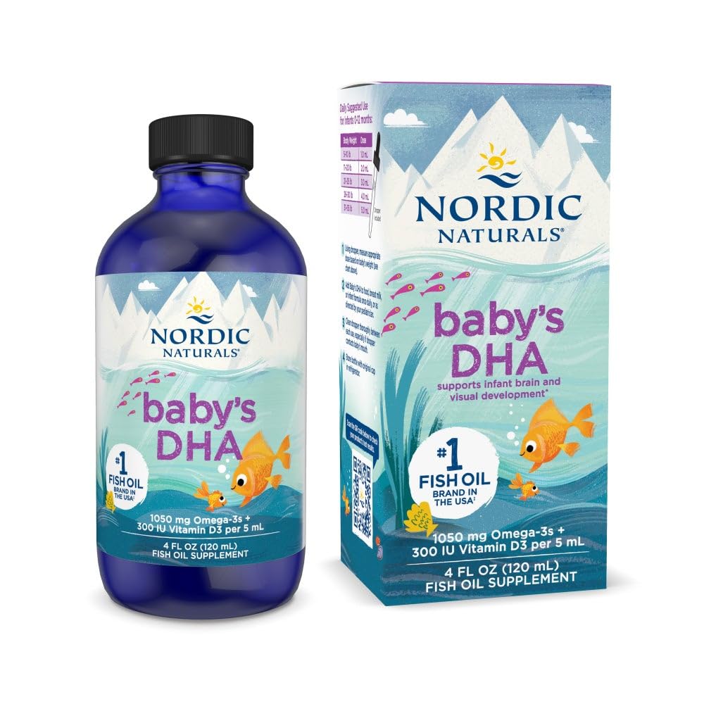 Nordic Naturals Baby's DHA Unflavored 4 oz bottle