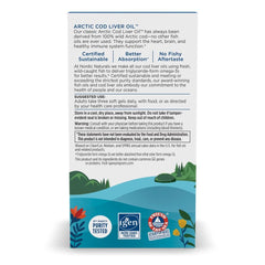 Close-up of cod liver oil lemon label