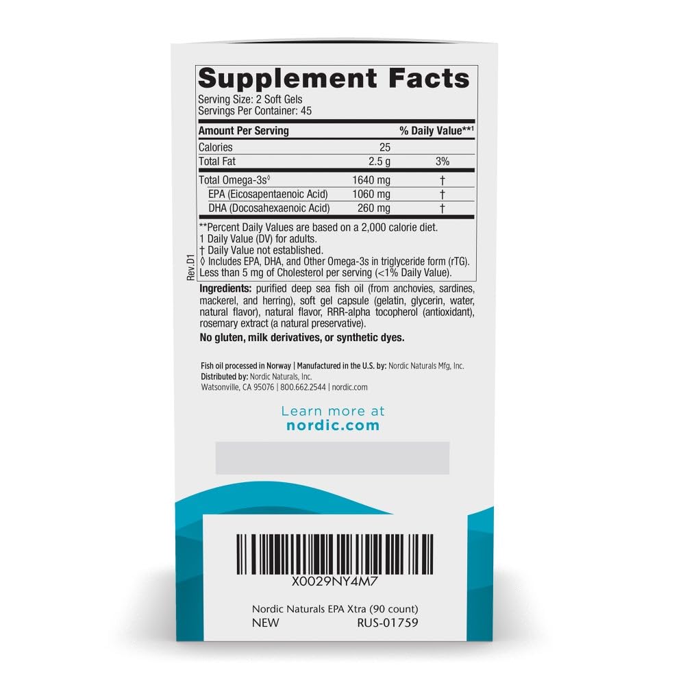 Close-up of EPA Xtra Lemon label on bottle