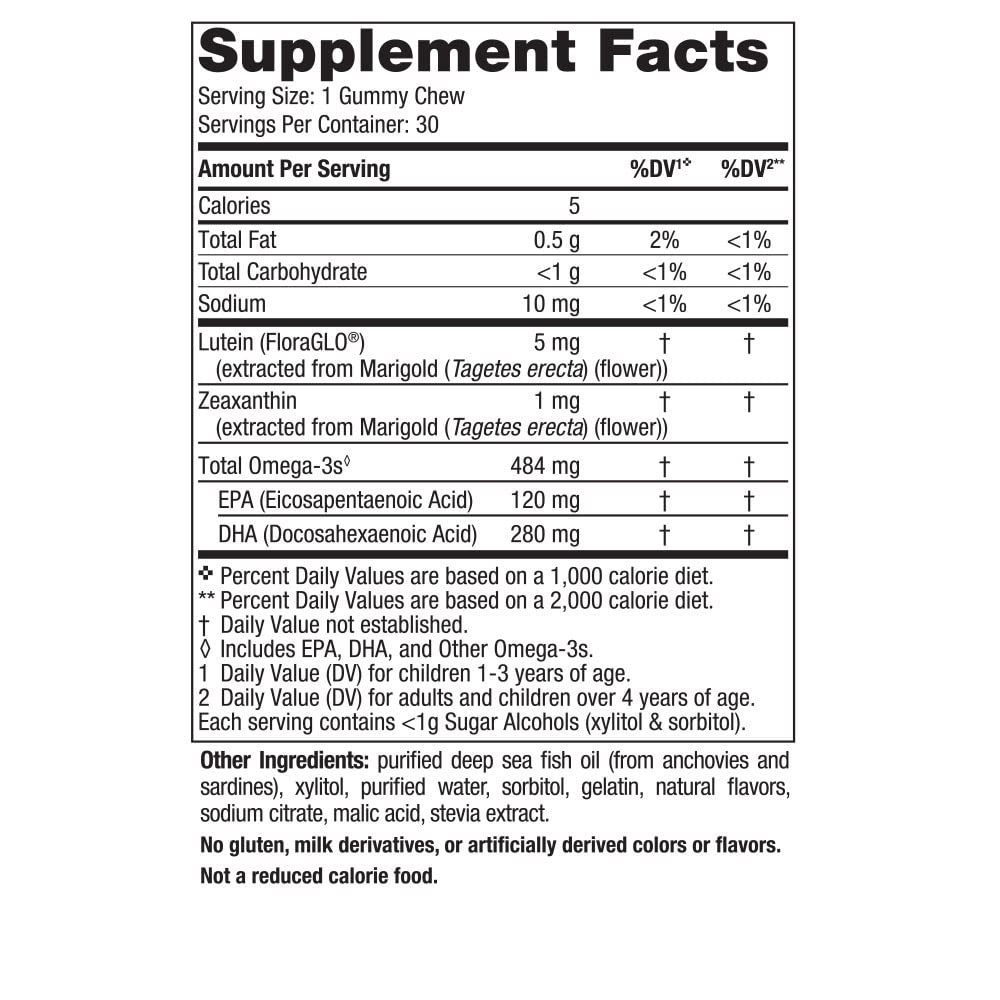 Gummies on-the-go individual pouches