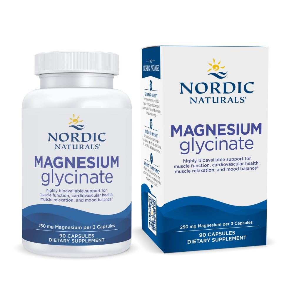 Nordic Naturals Magnesium Glycinate bottle with unflavored label