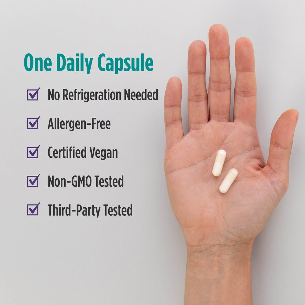 Gluten-free and dairy-free probiotic bottle
