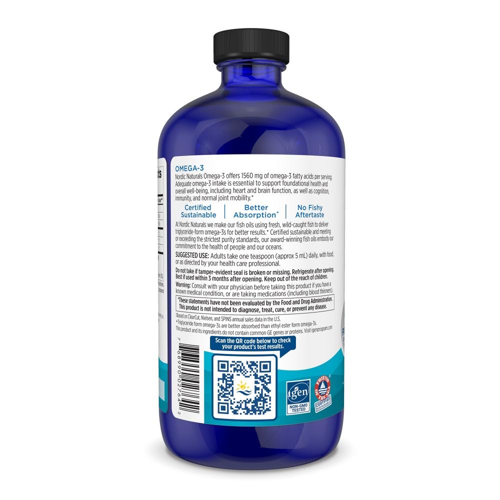 Graphic showing EPA & DHA benefits for heart, brain, eye and immune health