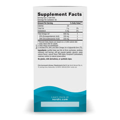 Close-up of lemon-flavored Omega-3 soft gels