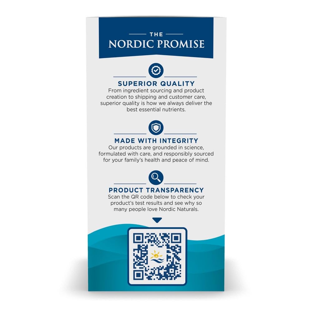 Lemon-themed packaging for Nordic Naturals Omega-3 Lemon Flavor