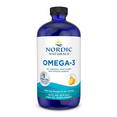 Nordic Naturals Omega-3 Lemon 16 oz bottle with label