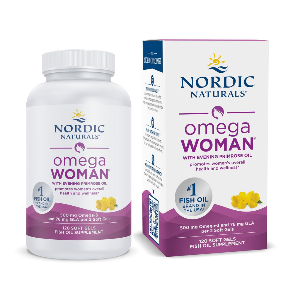 Nordic Naturals Omega Woman Lemon bottle front view