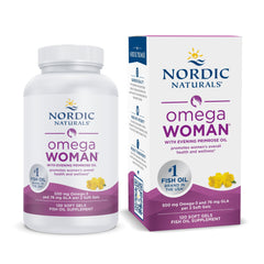 Nordic Naturals Omega Woman Lemon bottle front view