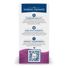 Nordic Naturals Omega Woman Lemon bottle on white background