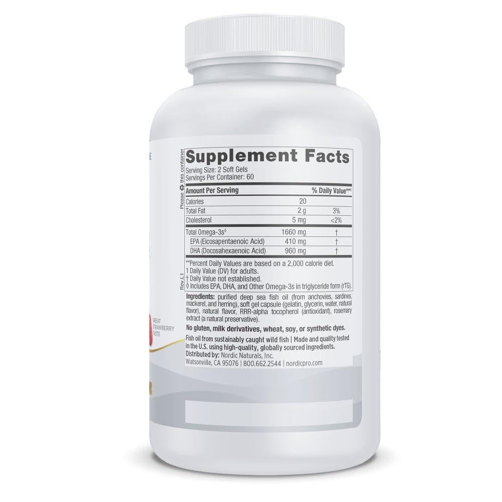 Close-up of ProDHA 1000 Strawberry soft gels