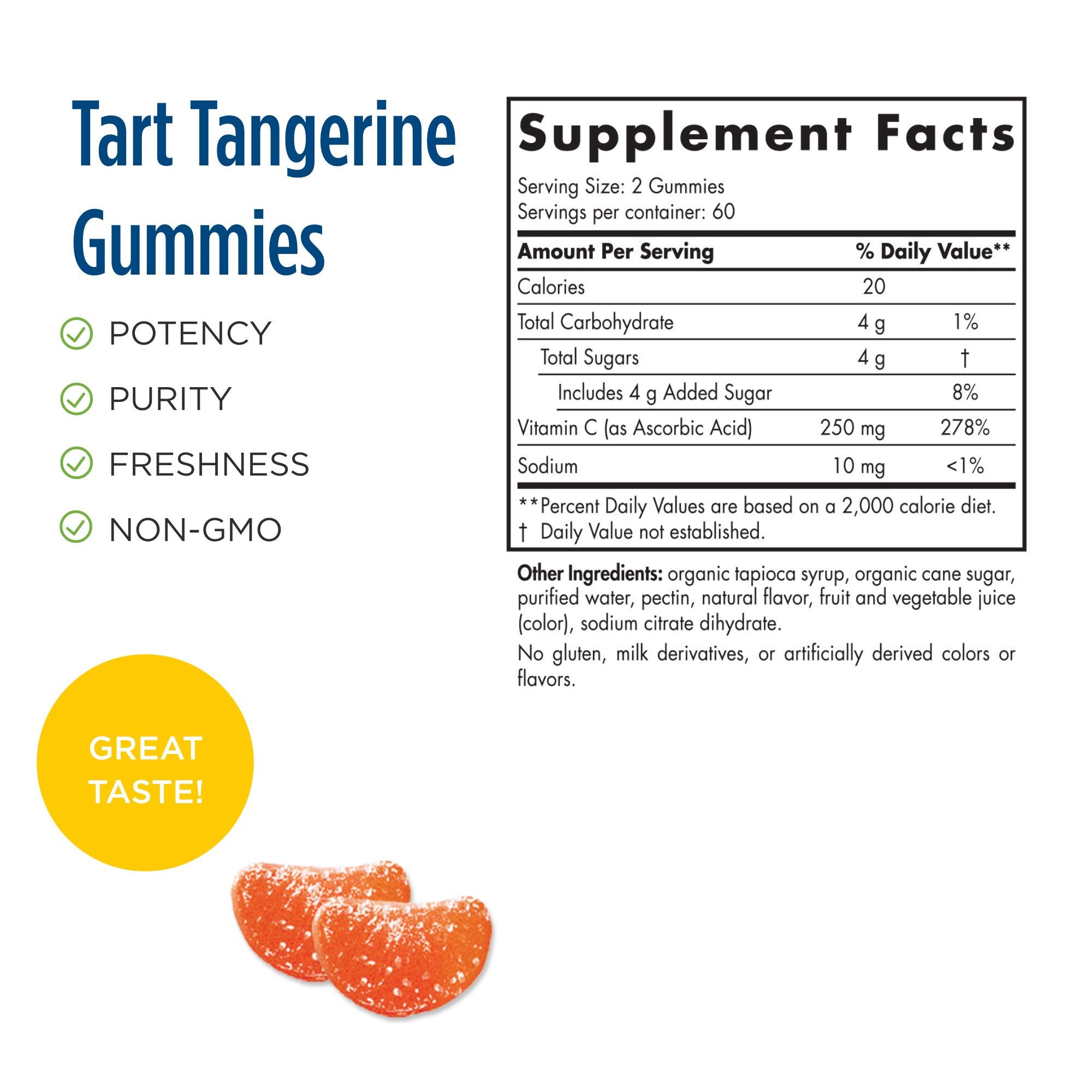 Bottle with label and 120 gummies displayed