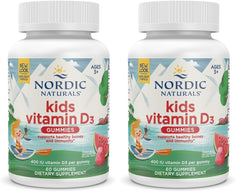 Nordic Naturals Vitamin D3 Gummies Kids Wild Watermelon Splash bottle and label