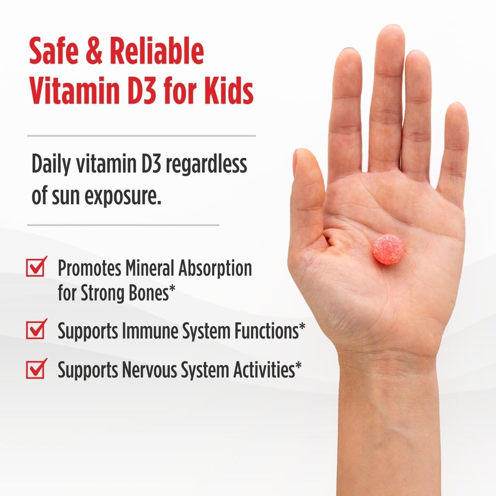 Kids enjoying Nordic Naturals Vitamin D3 Gummies in Wild Watermelon Splash