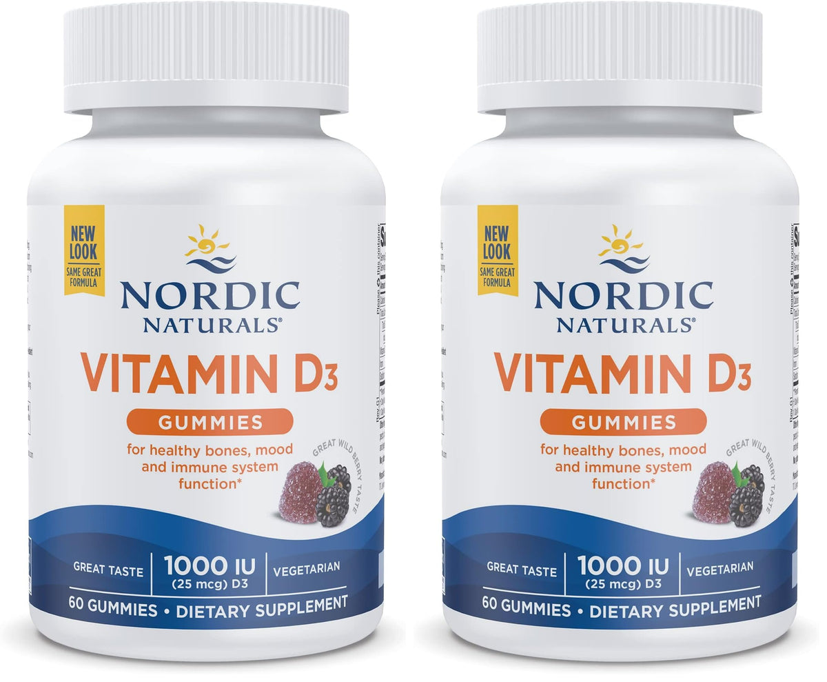 Nordic Naturals Vitamin D3 Gummies Wild Berry bottle